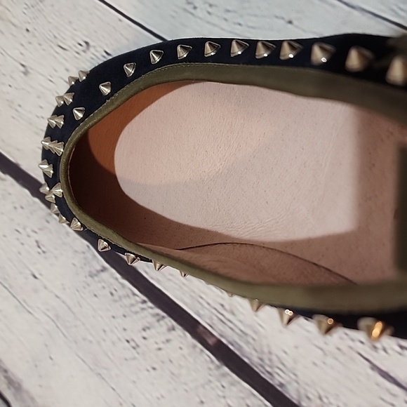 W6YZ Naturino Ballet Flats, Navy Blue & Green, Size 40 - Picture 12 of 12